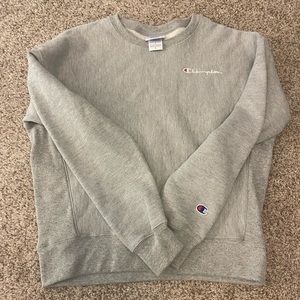 Gray Champion Reverse Weave Crew